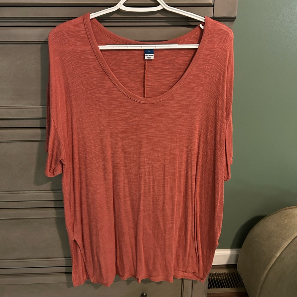 Old navy oversized Women's Rust tunic